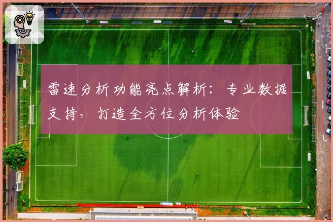 雷速分析功能亮点解析：专业数据支持，打造全方位分析体验